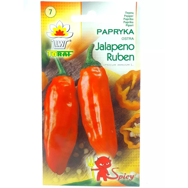 Toraf 0,5g Papryka Ostra Jalapeno Ruben Nasiona warzyw odmiana czerwona przyprawa