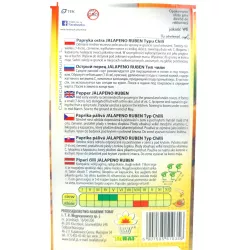 Toraf 0,5g Papryka Ostra Jalapeno Ruben Nasiona warzyw odmiana czerwona przyprawa