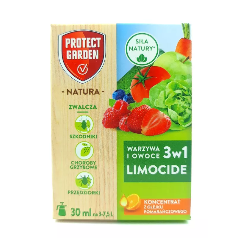 SBM 30ml Limocide Warzywa owoce 3w1 Koncentrat Olejek Pomarańczowy Przędziorki Szkodniki Grzyby BIO