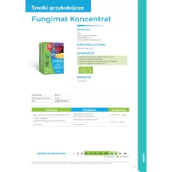 SBM 50ml Fungimat Środek grzybobójczy Koncentrat Róże Rośliny ozdobne Czarna plamistość Mączniak prawdziwy