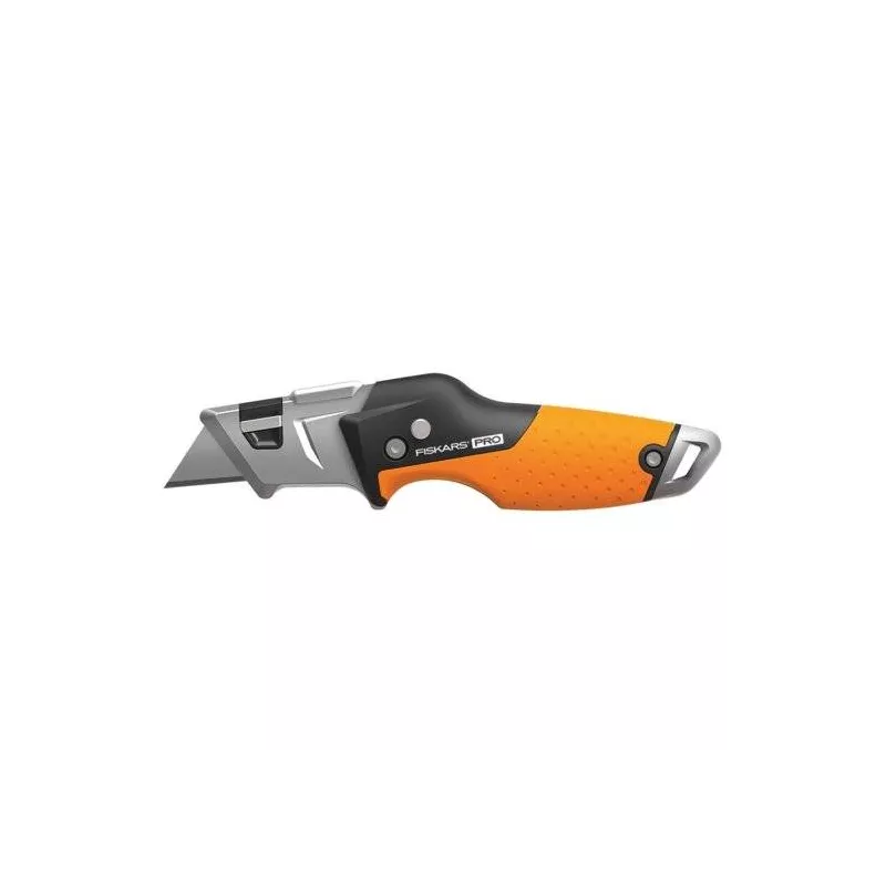 Fiskars Nóż Uniwersalny CarbonMax 1027224 Ergonomiczny Składane ostrze SoftGrip