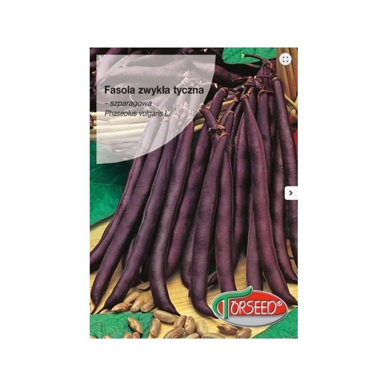 Torseed 10g Fasola Zwykła Tyczna Blauhilde Szparagowa Fioletowa Nasiona