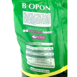 Biopon 5 kg Nawóz uniwersalny granulowany rośliny kwitnące zielone warzywa piękny ogród