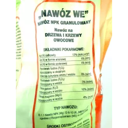 Ampol 5kg Nawóz granulowany drzewka i krzewy owocowe szybszy wzrost  dorodne owoce