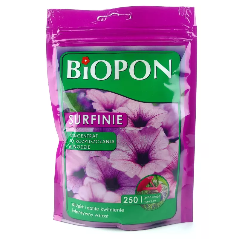 Biopon 0,25kg Nawóz mineralny do Surfinii Petunii kaskadowych Werbeny