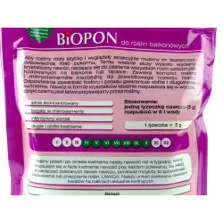 Biopon 0,25kg Nawóz rozpuszczalny rośliny balkonowe surfinia pelargonia begonia