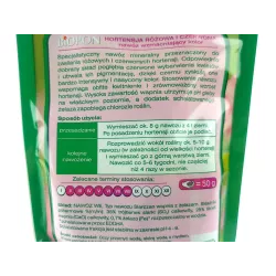 Biopon 0,2kg Nawóz rozpuszczalny hortensje różowe czerwone intensywna barwa obfite kwitnienie