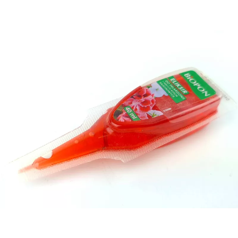 Biopon 35 ml  Eliksir nawóz do pelargonii Kwitnących roślin balkonowych intensywne kwitnienie