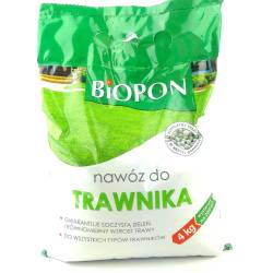 Biopon 4 kg Nawóz do trawnika zrównoważony skład zielona zdrowa darń