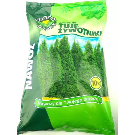 Ampol 10 kg Nawóz wieloskładnikowy thuje żywotniki pobudza wzrost odżywia