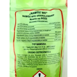 Ampol 2 kg Nawóz granulowany do róż ogrodowych wieloskładnikowy zwiększa kwitnienie