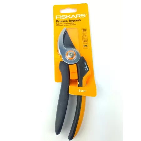 Fiskars Sekator nożycowy Solid P341 1057164 SoftGrip Młode gałęzie Jednoręczny