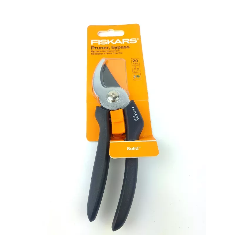 Fiskars Sekator nożycowy Solid P121 1057160 Jednoręczny Solidny Młode gałęzie