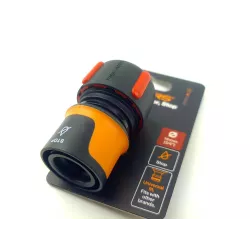 Fiskars Szybkozłącze 3/4" STOP 1027081 Podłączanie węża ogrodowego Mocne Ze STOPem