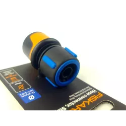 Fiskars Szybkozłącze 1/2-5/8" STOP 1027079 Mocne Funkcja STOP Podłączanie węża Nawadnianie działki