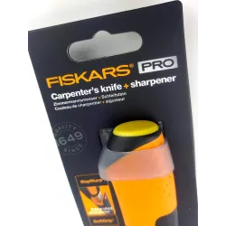 Fiskars Nóż stolarski + Ostrzałka 1023621 Dłuto Cięcie drewna Ergonomiczny