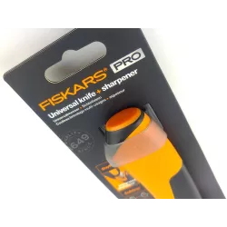 Fiskars Nóż uniwersalny + Ostrzałka 1023618 Krótki Trwały Stal nierdzewna