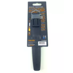 Fiskars Nóż uniwersalny + Ostrzałka 1023618 Krótki Trwały Stal nierdzewna