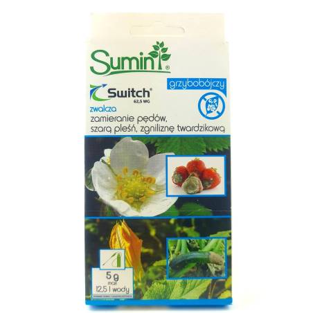 Sumin 5g Switch 62,5WG Środek grzybobójczy szara pleśń zamieranie pędów antraknoza
