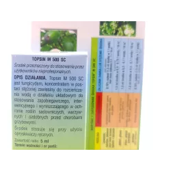 Sumin 5ml Topsin M 500 SC Środek grzybobójczy Leukostomoza Szara pleśń Plamistość liści