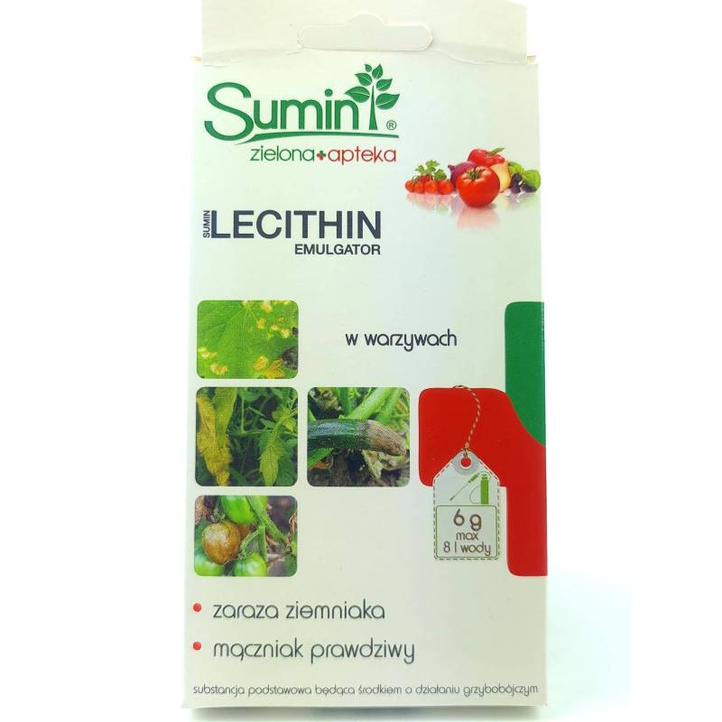 Sumin 6g Lecithin Naturalny grzybobójczy środek EKO Warzywa Zaraza ziemniaka Mączniak prawdziwy