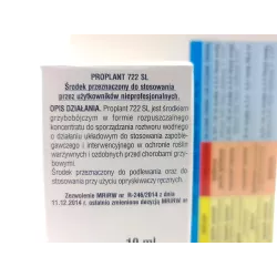 Sumin 10ml Proplant 722 SL Środek grzybobójczy Zgorzel zgnilakowa Mączniak Rzekomy Fytoftoroza