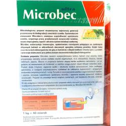Microbec 1kg Preparat do oczyszczalni i szamb + żel bio do WC gratis skuteczny zapach cytrynowy