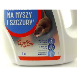 Bros 1 kg Granulat na myszy szczury Mieszanka zbóż Mumifikuje Wabi