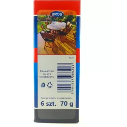 Bros 6szt. Spirale na komary meszki + Osłonka Ogród Działka Grill Odstrasza dymem