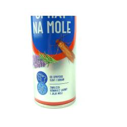 Bros 150ml Spray na mole ubraniowe lawendowy działanie natychmiastowe ochrona zwalczanie jaj i larw moli