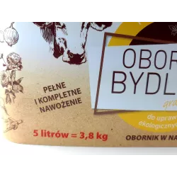 Ekodarpol 5l Obornik bydlęcy Wiadro granulowany krowi BIO Ekologiczny Krowiak