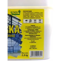 Sumin 3kg Siarka granulowana Zakwaszanie gleby Dezynfekcja Szklarni Odkażanie