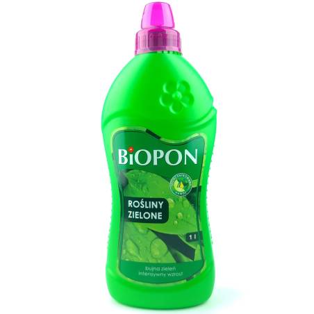 Biopon 1 l Nawóz do roślin zielonych bujna zieleń intensywny wzrost