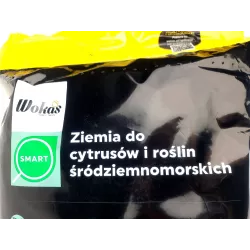 Wokas Smart 20L Ziemia do Cytrusów Roślin śródziemnomorskich Cytryn Opuncji Oleandrów figi Nawóz długodziałający