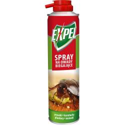 Expel 400ml Spray na owady biegające Zwalcza Prusaki Karaluchy Pluskwy Mrówki
