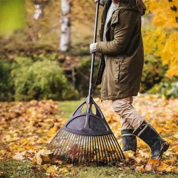 Fiskars Grabie do liści SOLID XL 27 zębów 1015645 Szerokie Elastyczne