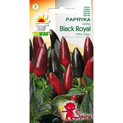 Toraf 10 szt. Papryka Ostra Royal Black Nasiona warzyw Odmiana czarna