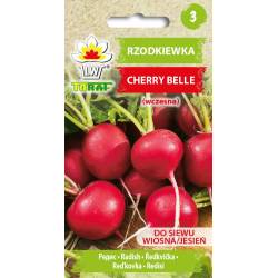 Toraf 10g Rzodkiewka Cherry Belle Nasiona warzyw Wczesna Krwisto-czerwona Łagodna smaczna