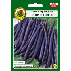 PNOS 30g Fasola Szparagowa Fioletowa Purple Teepee Nasiona warzyw Wczesna Delikatna