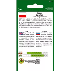 PNOS 100g Koper Lukullus Nasiona warzyw Aromatyczny Odporny Wczesny