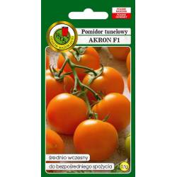 PNOS 0,1g Pomidor Akron Szklarniowy Nasiona warzyw Średnio wczesny Na sałatki kanapki