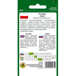 PNOS 1g Pomidor Jawor Nasiona warzyw Odmiana wczesna Bardzo plenny Gruntowy