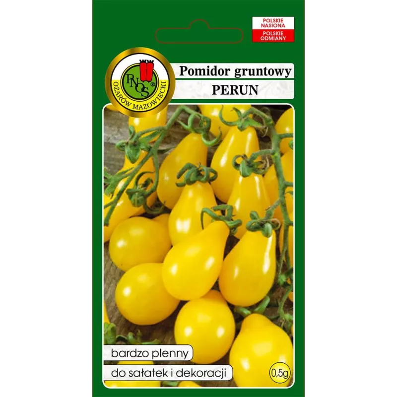 PNOS 0,5g Pomidor Perun Nasiona warzyw Bardzo plenny  Do dekoracji Sałatek