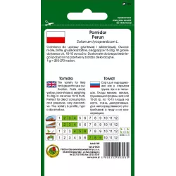 PNOS 0,5g Pomidor Perun Nasiona warzyw Bardzo plenny  Do dekoracji Sałatek