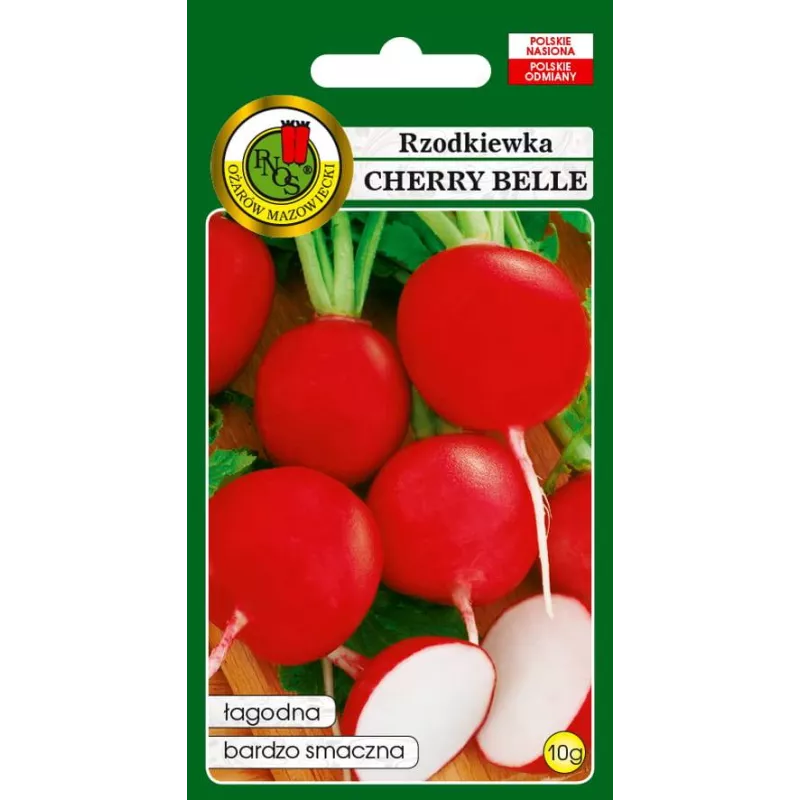 PNOS 10g Rzodkiewka Cherry Belle Nasiona warzyw Wczesna Łagodna Bardzo smaczna