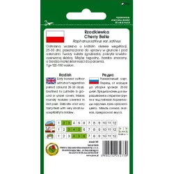 PNOS 10g Rzodkiewka Cherry Belle Nasiona warzyw Wczesna Łagodna Bardzo smaczna
