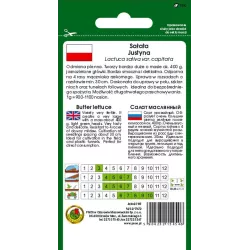 PNOS 1g Sałata Masłowa Justyna Nasiona warzyw Odporna na choroby Smaczna Delikatna Plenna