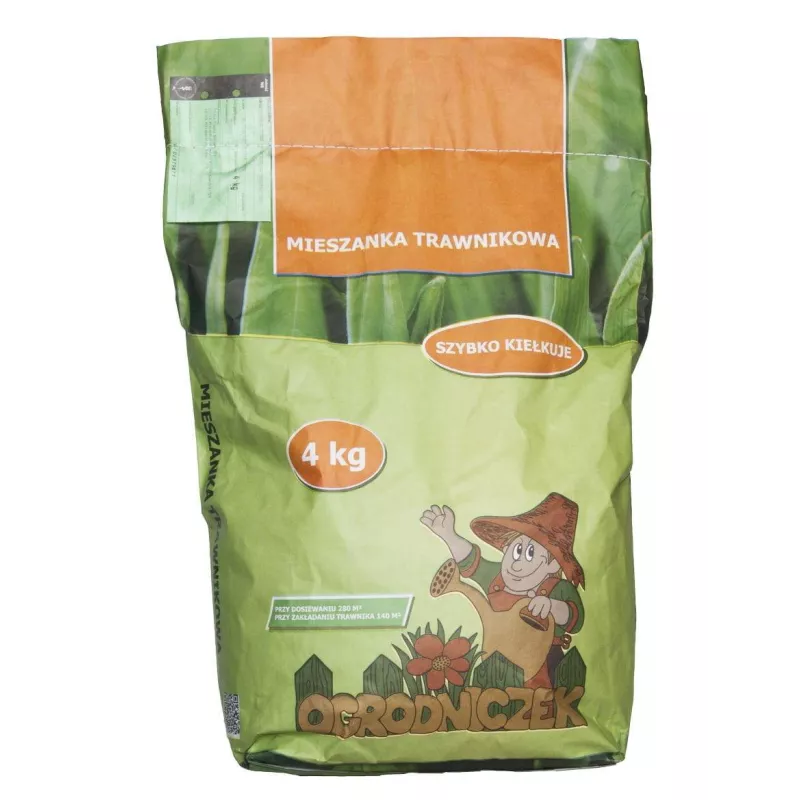 PNOS 4 kg Trawa uniwersalna Ogrodniczek Mieszanka trawnikowa Szybki wzrost Dosiewka