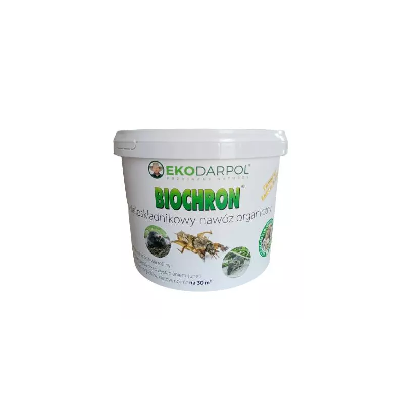 Ekodarpol 1,2 kg Biochron Przeciwko turkuciom Wieloskładnikowy nawóz Ekologiczny Odstrasza Blokuje