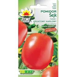 Toraf 0,5g Pomidor Sejk Szejk Karłowy Gruntowy Nasiona warzyw odmiana wczesna źródło witaminy C sałatkowy